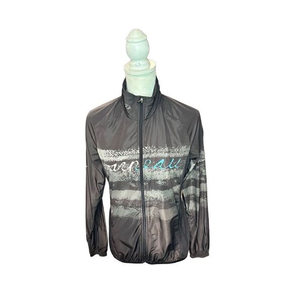 Superlight Garneau Cycling Jacket - Size Small - Black/White/Blue - Picture 1 of 9